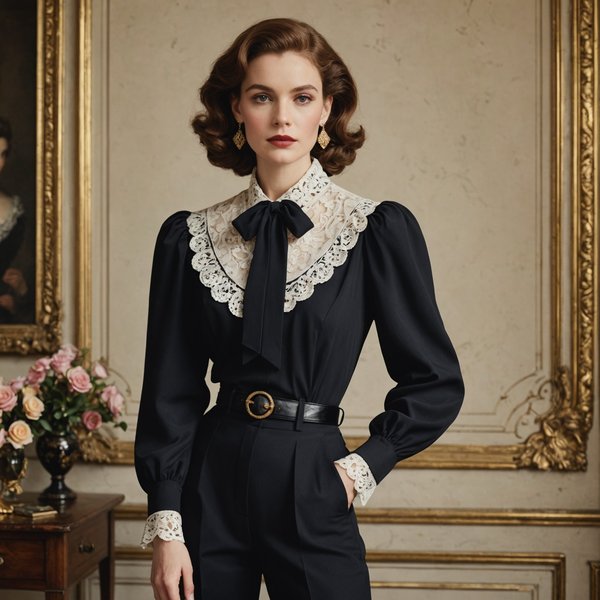 Quels conseils pour choisir des blouses à col lavallière pour une allure vintage chic?